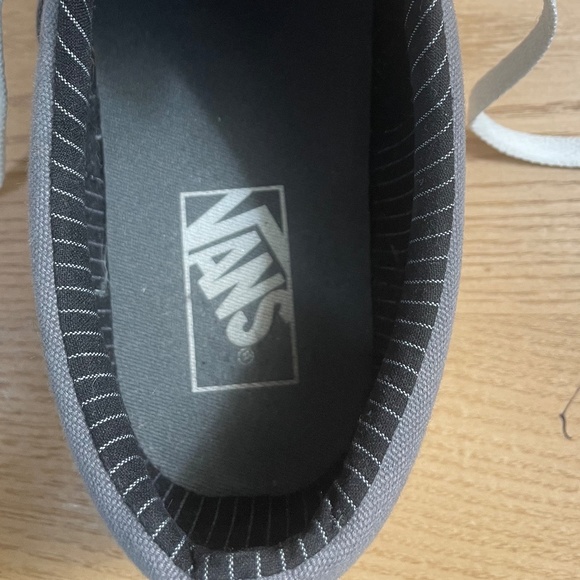 Vans Doheny Shoes Mens 9 Grey w Brown Leather Tongue & Tag Low Top Lace Up HTF - Picture 12 of 12